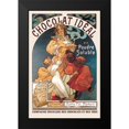 thumbnail image 2 of Mucha, Alphonse 11x14 Black Modern Framed Museum Art Print Titled - Chocolat Ideal, 1897, 2 of 5