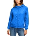 thumbnail image 6 of cocolona Sun Protection Top for Women Lightweight Long Sleeve Hooded Zipper Jacket Outdoor Sport Sunscreen Coat with Pockets, 6 of 6