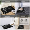 thumbnail image 5 of Honeii Falling Musical Pattern Door Mat, Welcome Door Mats Outdoor Indoor, Stain and Fade Resistant, Non-Slip Entry Matfor Bedroom, Bathroom, Kitchen, 5 of 7