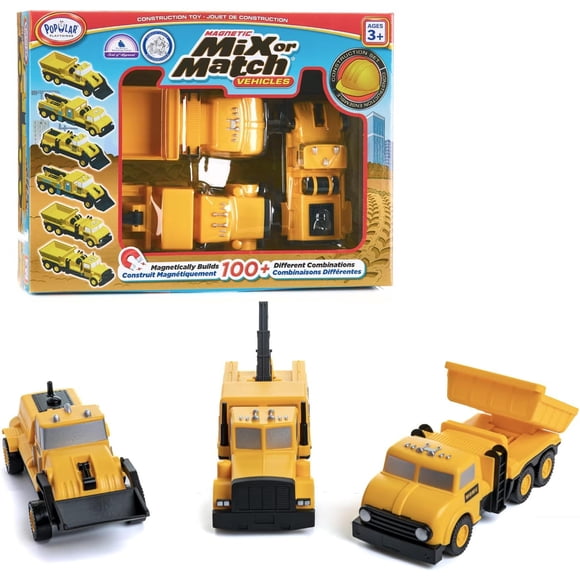 Popular Playthings Construction Vehicles - Mix or Match Car Toys For Ages 3 and up 4