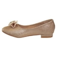 thumbnail image 2 of Badgley Mischka Low Heeled Ballerinas (Little Kid Sizes), Rose Gold Shimmer, 11, 2 of 8