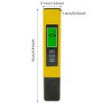 thumbnail image 3 of Testeur de Qualité de l'Eau Numérique pour Maison Intelligente TDS et Thermomètre avec Affichage Précis pour Eau Potable Aquariums et Hydroponie Auto-Étalonnage Inclus, 3 of 4