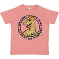 thumbnail image 3 of Inktastic Raptor Princess She's Beauty and Grace She Might Eat Your Face Girls Toddler T-Shirt, 3 of 5