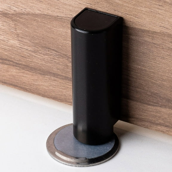 Magnetic Door Stoppers | No Drill Stainless Steel Wedge Stops | Heavy Duty Catch for Doors | Silent Suction Design | 7.5x4.2cm Size | Keep Doors Open Securely