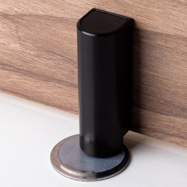 Herunwer Magnetic Door Stoppers Stainless Steel No Drilling Wedge Stops Heavy Duty Catch Holder to Keep Doors Open