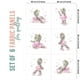 thumbnail image 2 of Juego de paneles de tela UNIQUE Ballerina para acolchar (6 paneles), 2 of 3
