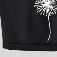 thumbnail image 4 of Fesfesfes Women Shorts Summer Printed Shorts Plus Size Linen Shorts Elastic Band Loose Casual Short Pants, 4 of 6