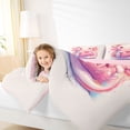 thumbnail image 4 of Feelyou Bowknot Axolotl Teen Queen Comforter Set, Fairy Princess Bedding Set, 3pcs, 4 of 8