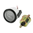 thumbnail image 1 of 52mm Car Oil Pressure Gauge, High Precision ABS Material 12V Universal Electromagnetic Oil Pressure Meter with Gauge Rack and Sensor, for All 12V Car Models, 1 of 7