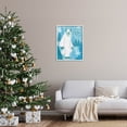 thumbnail image 2 of Just Chillin Funny Winter Yeti Holiday Graphic Art White Framed Art Print Wall Art, 2 of 8
