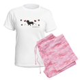 thumbnail image 6 of CafePress - Dachshund Women's Light Pajamas - Women's Short Sleeve Print T-Shirt and Pants Light Cotton Pajama Set, 6 of 7