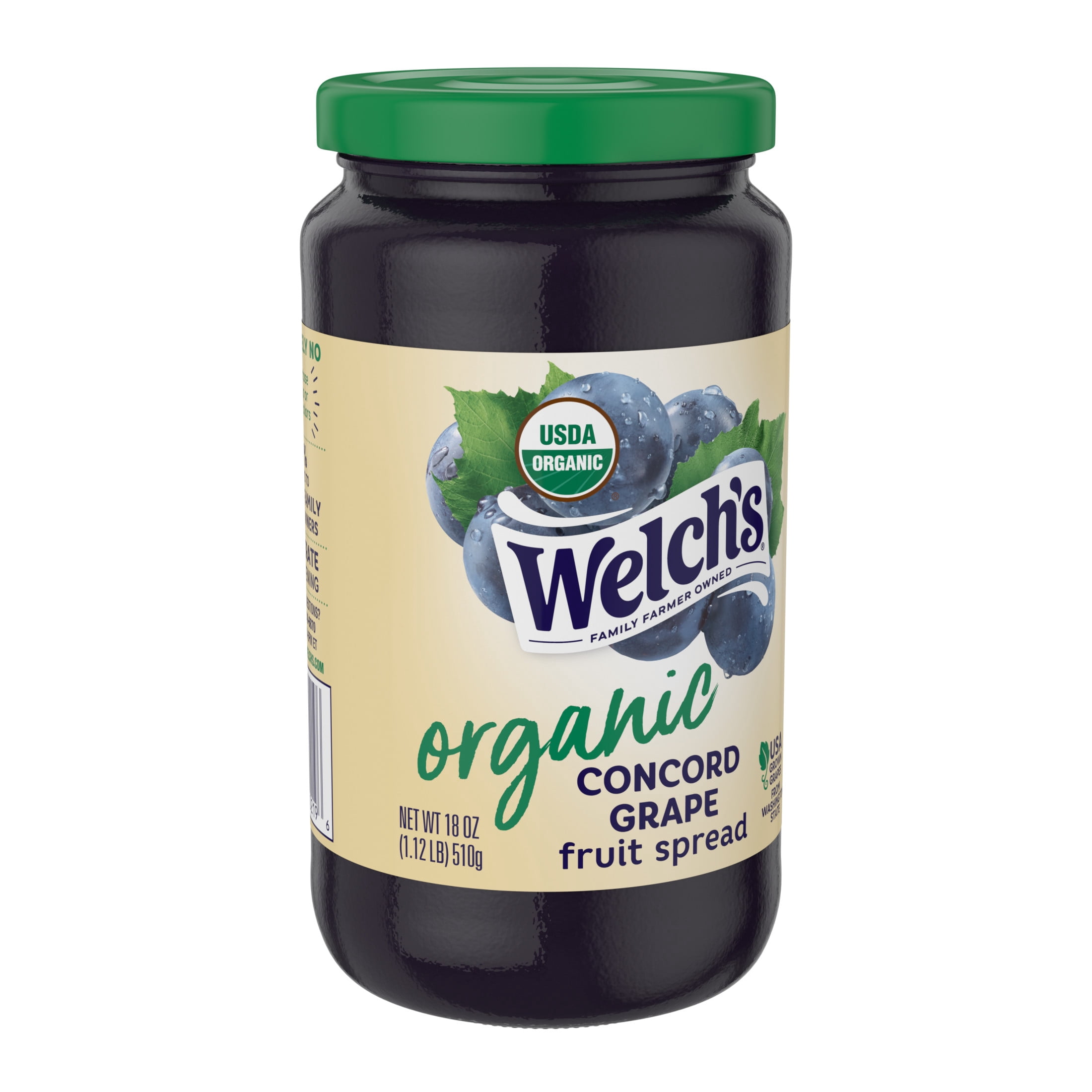 Welch's Concord Grape Organic Spread, 18 oz Jar