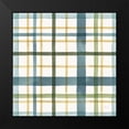 thumbnail image 2 of Marshall, Laura 12x12 Black Modern Framed Museum Art Print Titled - Holiday Garden Pattern VIII, 2 of 5