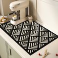 thumbnail image 5 of Felpudo para puerta de entrada, alfombra antideslizante para el hogar, alfombra limpia para el baño, felpudos lavables, alfombra decorativa para cocina, sala de estar, 5 of 5