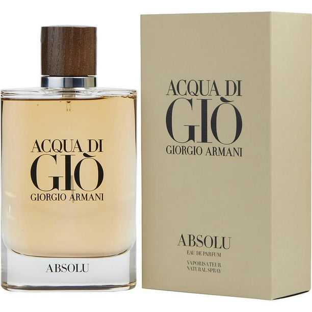 Acqua Di Gio Absolu by Giorgio Armani for Men 4.2 oz EDP Spray