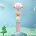 thumbnail image 6 of Kids Foam Blower Toy Pig Shaped Whistle with Bubbles 8.7 Inch Handheld Sensory Toy for Children Outdoor Play Developmental Shaking Sound Toy, 6 of 6