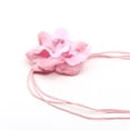 thumbnail image 4 of Cinturón fino informal de gasa con flores grandes para mujer, combinable con todo, con cadena de cintura con nudo dulce, cinturón decorativo con borlas largas, 4 of 5