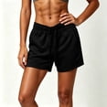 thumbnail image 5 of Women's Polyester Running Shorts for Fitness Casual Wear, Elastic Waist with Comfortable Stretchy Fabric, Quick Dry Breathable Activewear, Athletic Gym Jogging Outdoor Work,, 5 of 8