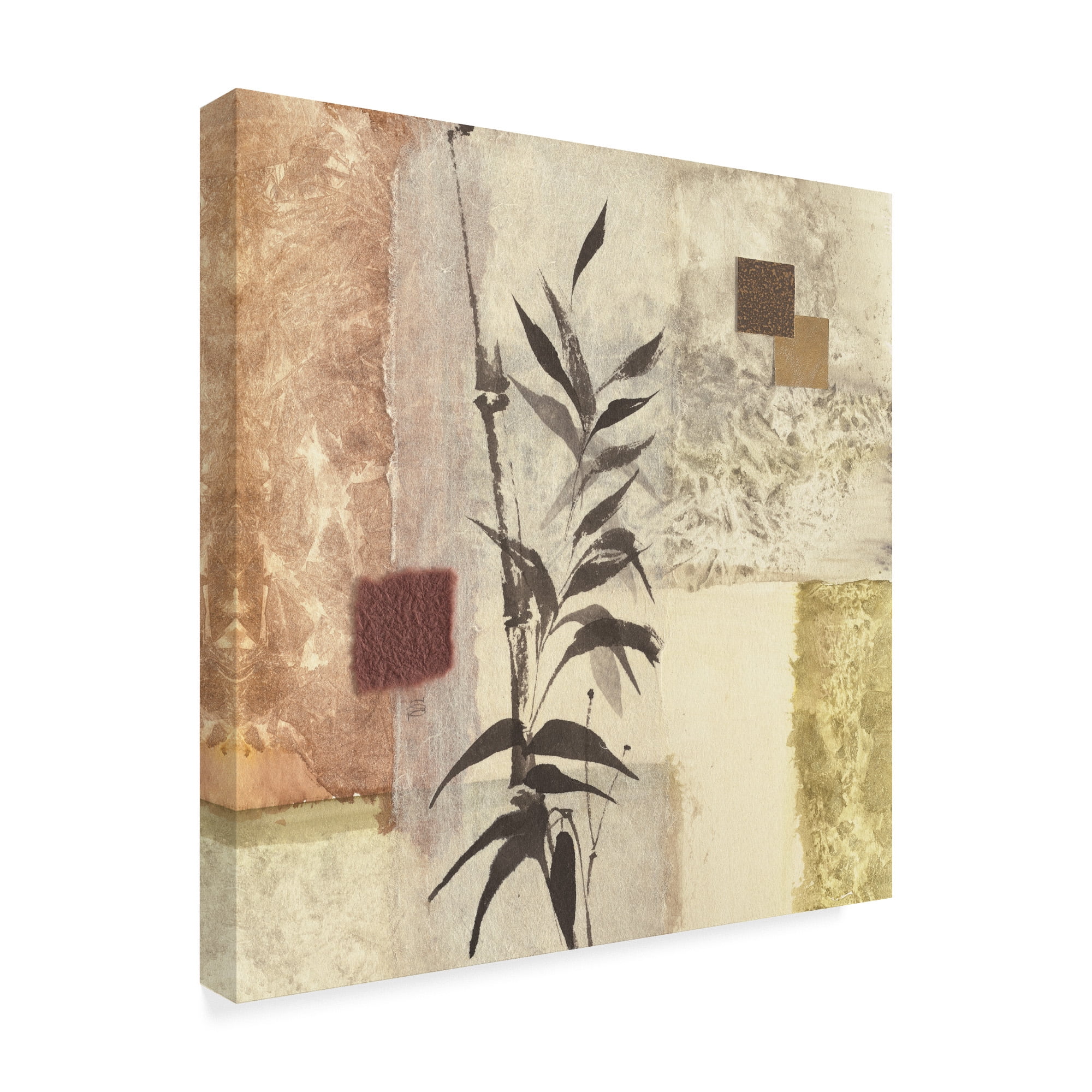 Trademark Fine Art 'Textured Bamboo I' Canvas Art by Chris Paschke