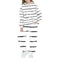 thumbnail image 3 of Piuwrlz 2pcs Hood Jogger Set Children's Girls Fleece Sweatsuits Sets Plush Hoodies and Sweatpants White Size 8-9Years, 3 of 6