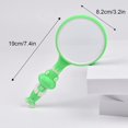 thumbnail image 2 of 10X Hand Held Frog Shape Magnifying Glass, 75mm Shatterproof Reading Magnifier, Reading Magnifier with Non-Slip Soft Rubber Handle for Reading Hobbies and Science (Yellow+Black), 2 of 7