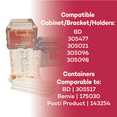 thumbnail image 6 of Dealmed Sharps Container, 5.4 Quart Rotor Lid, Red (Case of 20), 6 of 6