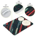 thumbnail image 3 of Yayeee Dish Drying Mat for Kitchen Counter 16"x18" Microfiber Absorbent Pad, Stars Abstract Lines, 3 of 7