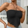 thumbnail image 7 of Giftesty Womens Tops Clearance Fashion Women Sexy Backless Sleeveless Solid Casual Going Out Tops with Bandage, 7 of 7