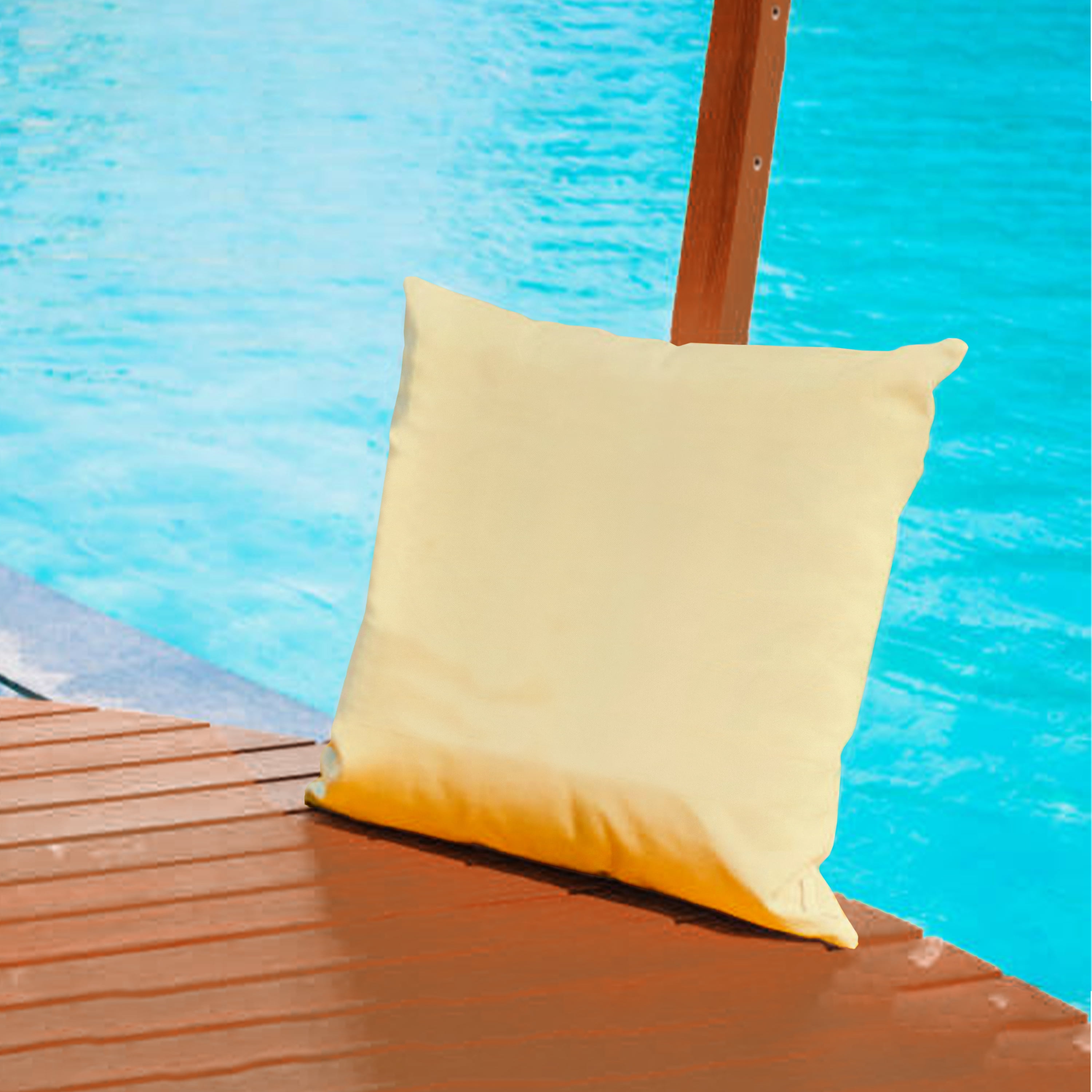 A1HC Outdoor Waterproof Pillow Covers 22x22 Inch, Pack of 2, Pale leaf – Luxurious Decorative Throw Pillow Covers for Garden, Sofa & Chairs
