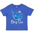 thumbnail image 3 of Inktastic Big Sis Whale Girls Sister Girls Toddler T-Shirt, 3 of 5