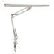 thumbnail image 2 of LED Beauty Lamp with Clamp Clip On Desk Lighting Swing Arm Adjustable Brightness Salon Lamp for Makeup Tattoo Eyebrow Reading Silver Clamp, 2 of 5