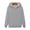 Gray, variant on Womens Fall Fashion Womens Fall Fashion Flannel Shirts Fleece Lined Hoodie Winter Warm Fleece Sherpa Lined Pullover Hooded Sweatshirt