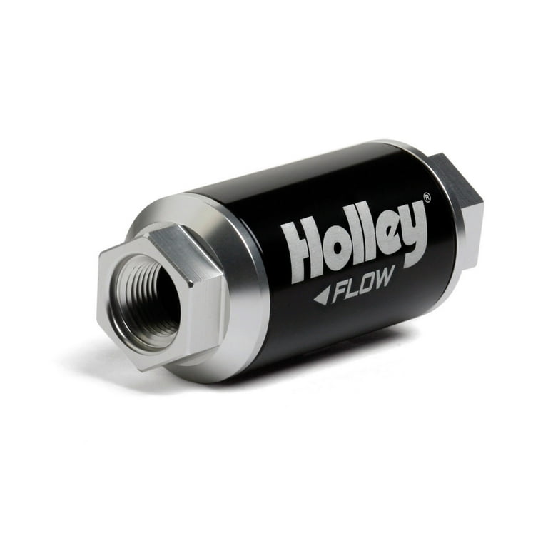 Holley Billet HP Fuel Filter - 3/8NPT 100-Micron 100GPH Holley Billet HP Fuel Filter - 3/8NPT 100-Micron 100GPH