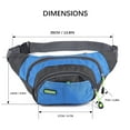 thumbnail image 2 of Sport Sac Banane avec Grande Capacité, Imperméable pour Hommes et Femmes, Sac Banane pour l'Extérieur, la Randonnée, le Transport de Téléphone, 2 of 6