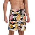 thumbnail image 2 of Sikiie Sea Shell Mens Pajama Shorts, Lightweight Lounge Pant with Pockets Soft Sleep Pj Shorts for Men4X-Large, 2 of 6
