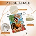 thumbnail image 3 of Give Thanks Thanksgiving Turkey Garden Flag, Fall Pumpkin Beach Sea Coastal Decorative Yard Outdoor Home Small Decor, Autumn Hawaii Ocean Hibiscus Flower Tropical Outside House Decoration 12.5x18, 3 of 6
