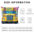 thumbnail image 6 of Acheng Colorful Classroom Throw Pillow Covers School Bus Pencils Pillowcases for Students Kids Room Classroom Reading Corner Decor,2 Pcs White, 6 of 6