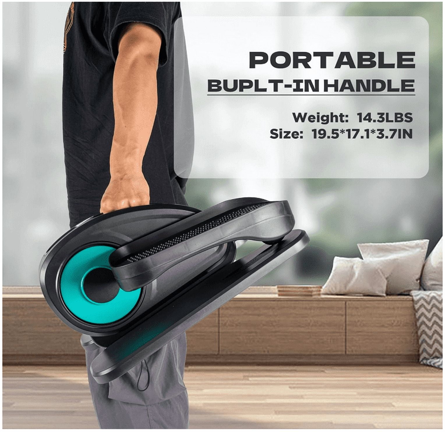 Under Desk Elliptical Machine - Electric, Quiet & Fully Assembled for Seniors. Portable Seated Leg Exerciser with Remote Control. ESL Pedal Trainer