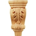 thumbnail image 2 of Ekena Millwork 3"W x 1 3/4"D x 6"H Extra Small Acanthus Pilaster Wood Corbel, Red Oak, 2 of 4