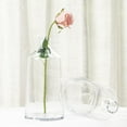 thumbnail image 2 of BalsaCircle 2 Pieces 12" Clear Glass Vases Tapered Neck Party Centerpieces Decorations, 2 of 8