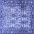 thumbnail image 1 of Ahgly Company Indoor Square Persian Blue Traditional Area Rugs, 4' Square, 1 of 4