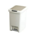 thumbnail image 6 of Step-On Trash Can with Lid - 4 Gallon Dual-Action Kitchen/Bathroom Waste Bin - Odor-Proof Sealed Design, Hidden Bag Holder, 6 of 6