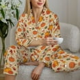 thumbnail image 6 of Naloa Fall Autumn Pajamas for Women Set, Womens Pajama Sets, Lounge Sets for Women, 2pjs for Women-Small, 6 of 7