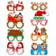 thumbnail image 3 of Accesorios fotográficos divertidos para fiestas navideñas Vasos de papel Vasos de muñeco de nieve de Papá Noel Decoración navideña, 3 of 5