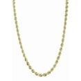 thumbnail image 5 of 10K Real Yellow Gold 5mm Necklace Gold Rope Chain, 5 of 6