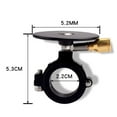 thumbnail image 3 of Invisible Bell Mountain Bike Bell Retro Flat Stylish Bike Riding Horn (Black), 3 of 9