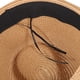 thumbnail image 3 of KAKOWELY Sombrero de paja tejido para exteriores, playa, unisex, para hombre y mujer, 3 of 5