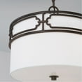 thumbnail image 6 of 3 Light Semi-Flush Mount-Old Bronze Finish Capital Lighting 243431Ob, 6 of 10