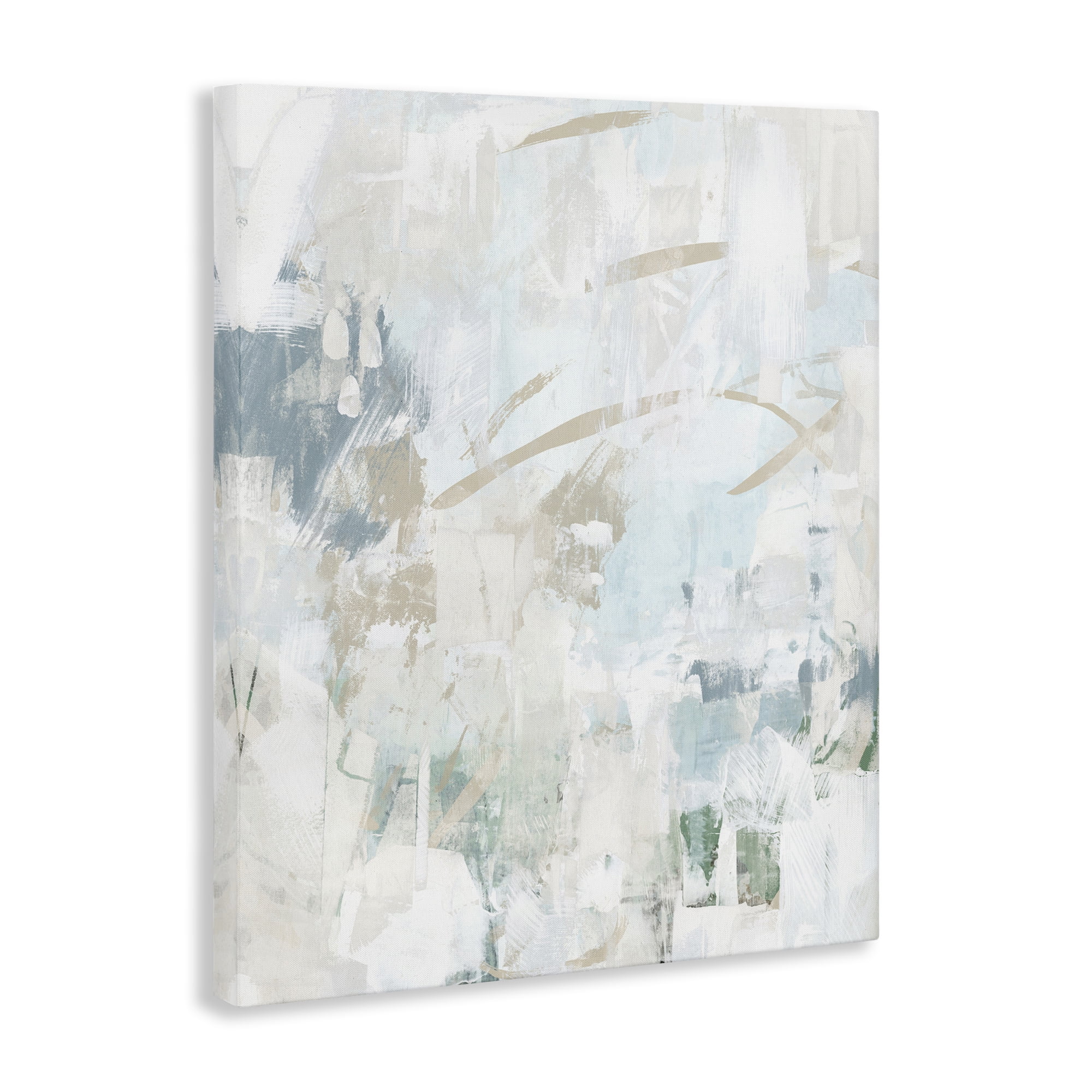 Stupell Industries Subtle Faded Abstraction Abstract Painting Wrapped Canvas Art Print Wall Art, 16 x 20