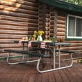 thumbnail image 4 of Lifetime 6 Foot Polyethylene Picnic Table, Hunter Green (22123), 4 of 12